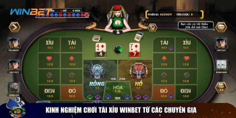 Tài xỉu Winbet - Sân chơi cá cược đỉnh cao, thắng lớn mỗi ngày! Kinh nghiệm chơi tài xỉu Winbet từ các chuyên gia